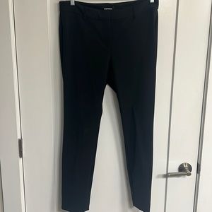 Size 12R Black Express Skinny Mid Rise Pantsuit